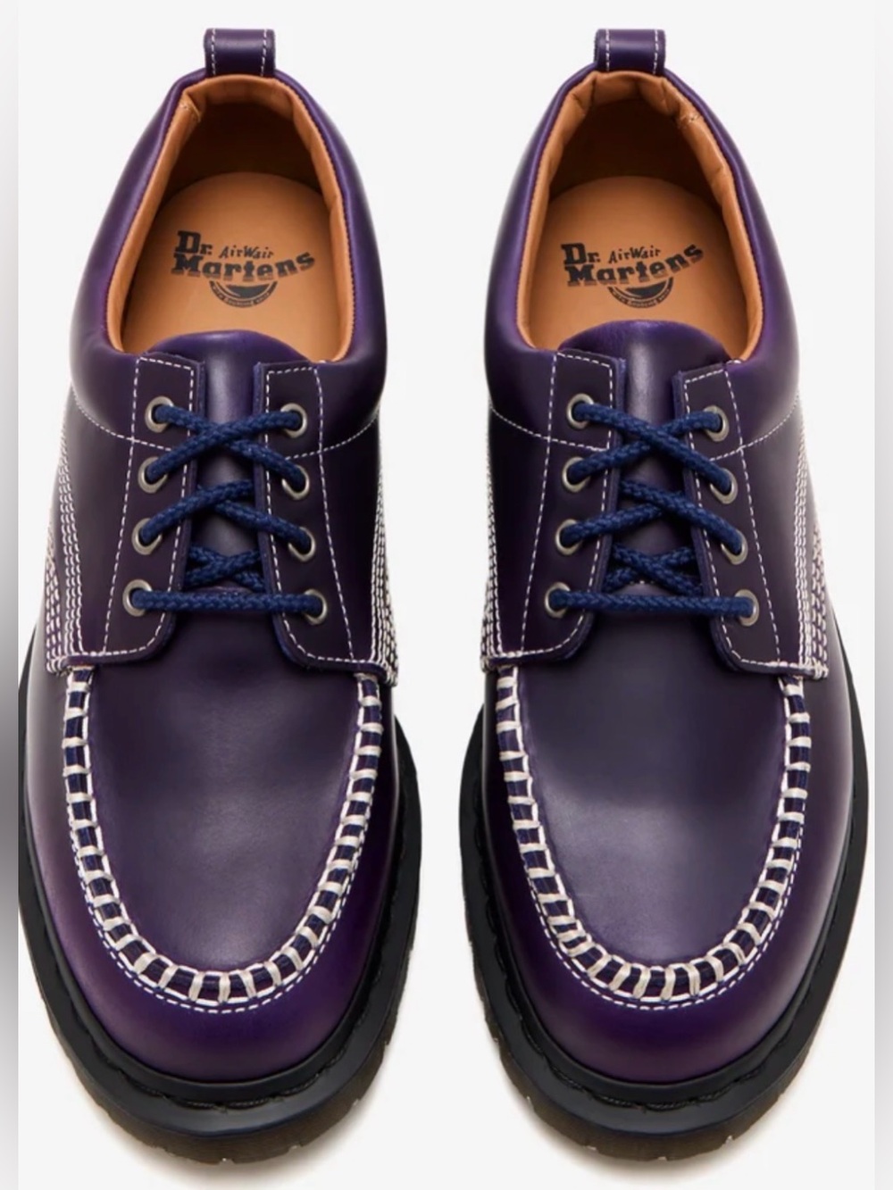 New Dr. Marten’s Lowell moc toe shoes